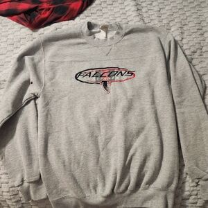 NFL Gray Falcons Crewneck Sweater